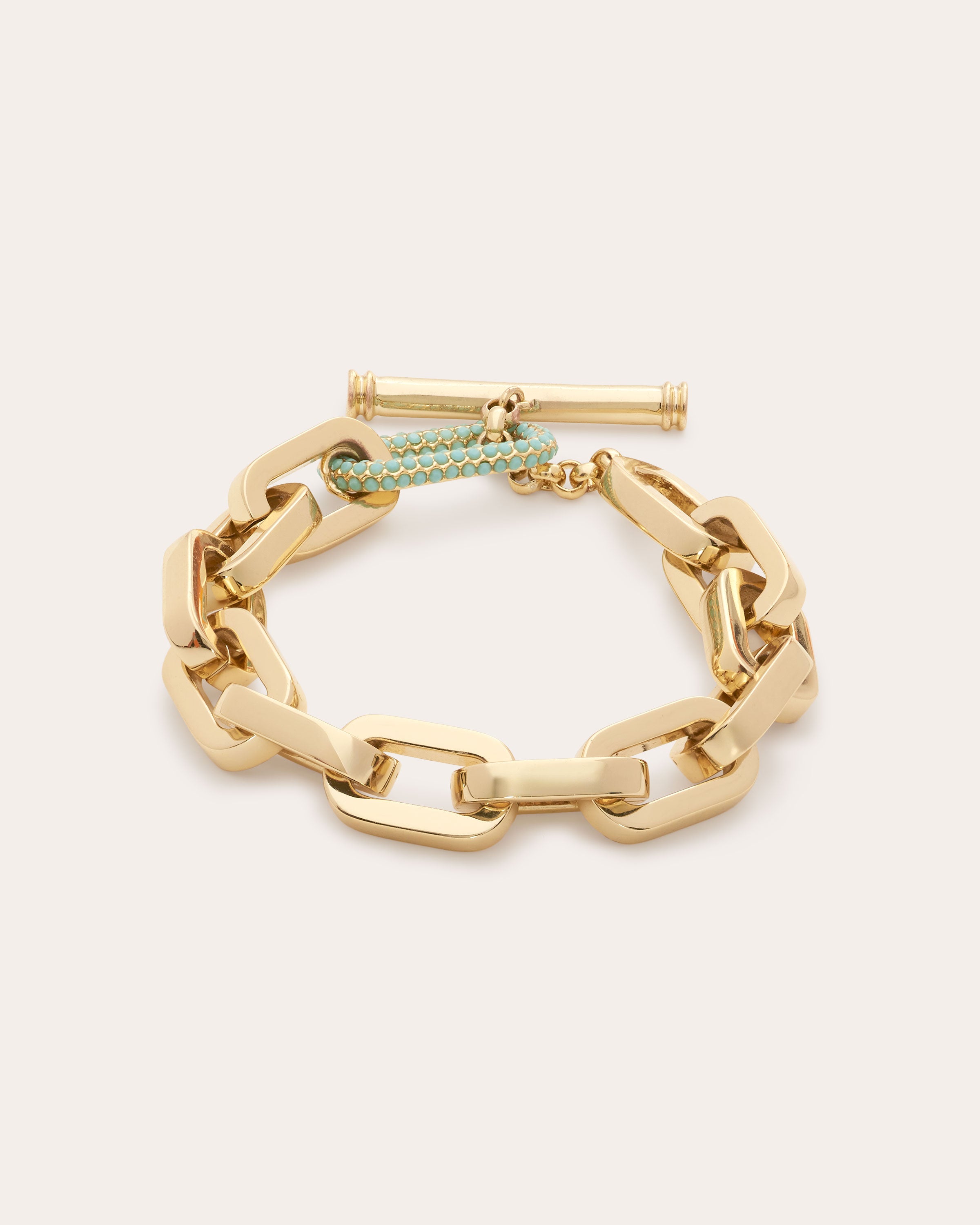Daisy Toggle Bracelet in gold | Ramy Brook