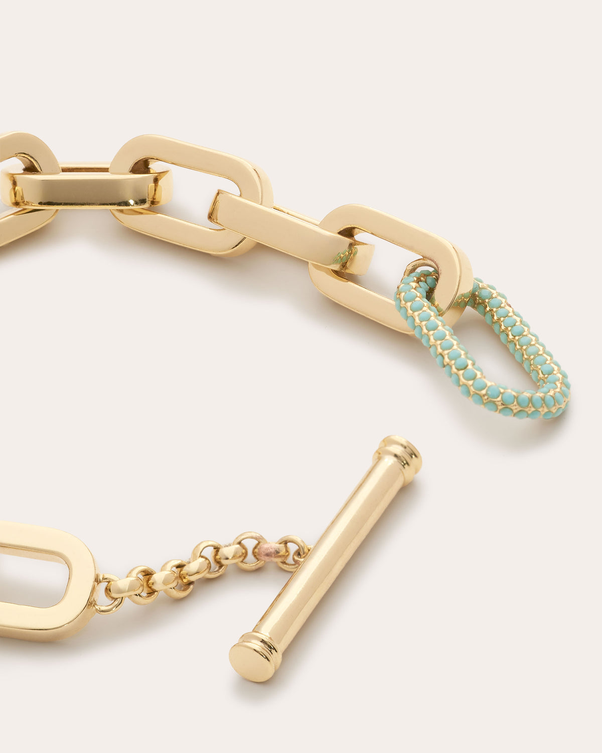 Daisy Toggle Bracelet in gold | Ramy Brook