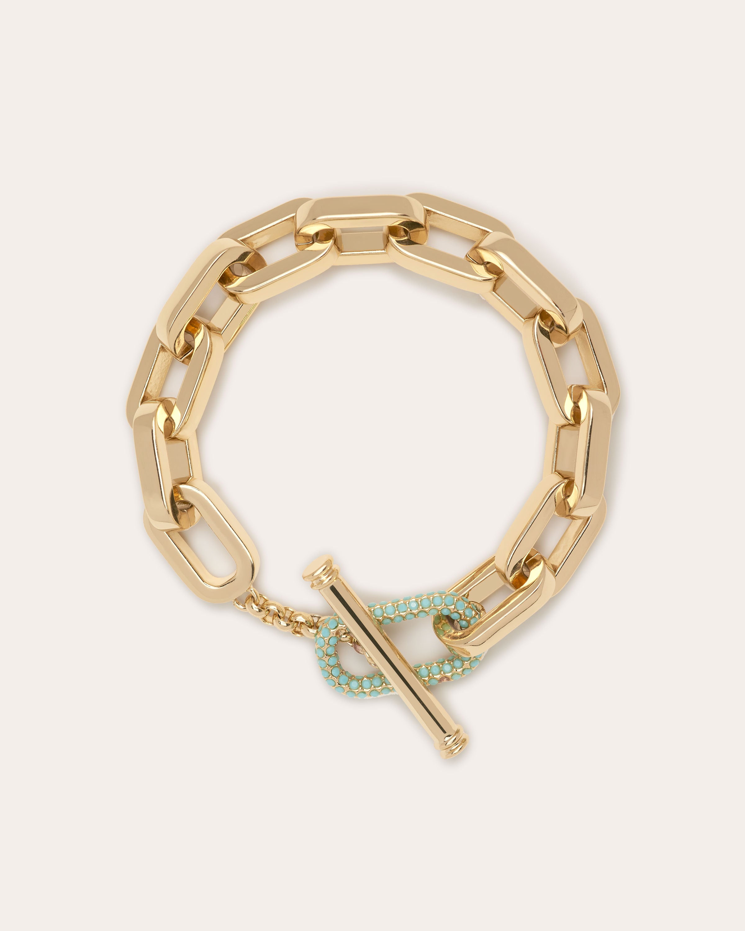 Daisy Toggle Bracelet in gold | Ramy Brook