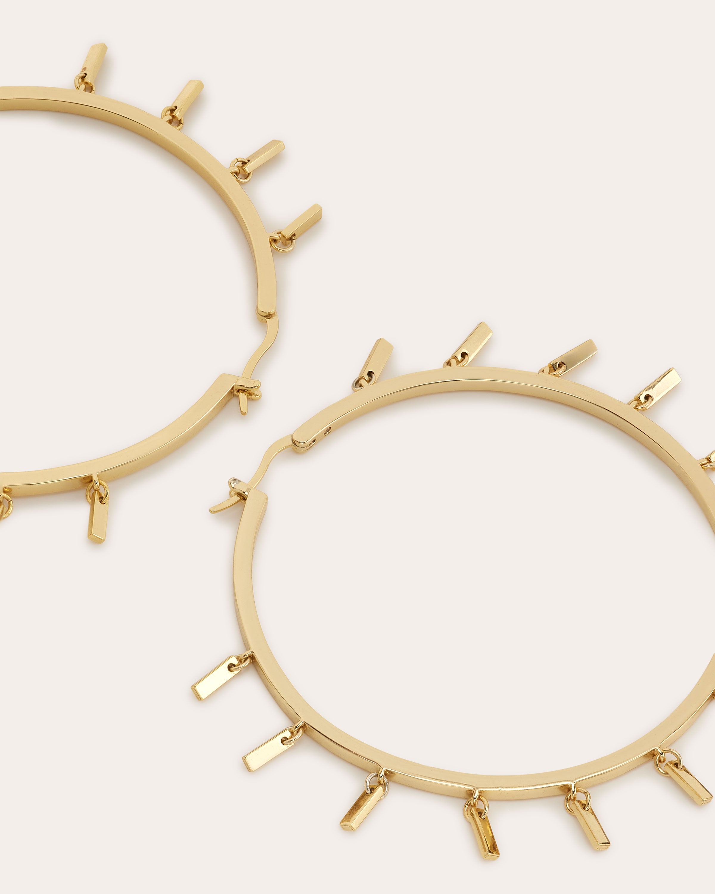Carrie Hoop Earrings in gold | Ramy Brook