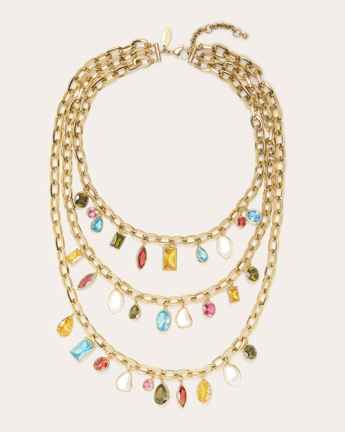 Millie Multicolor Stone Layered Necklace in multicolor | Ramy Brook