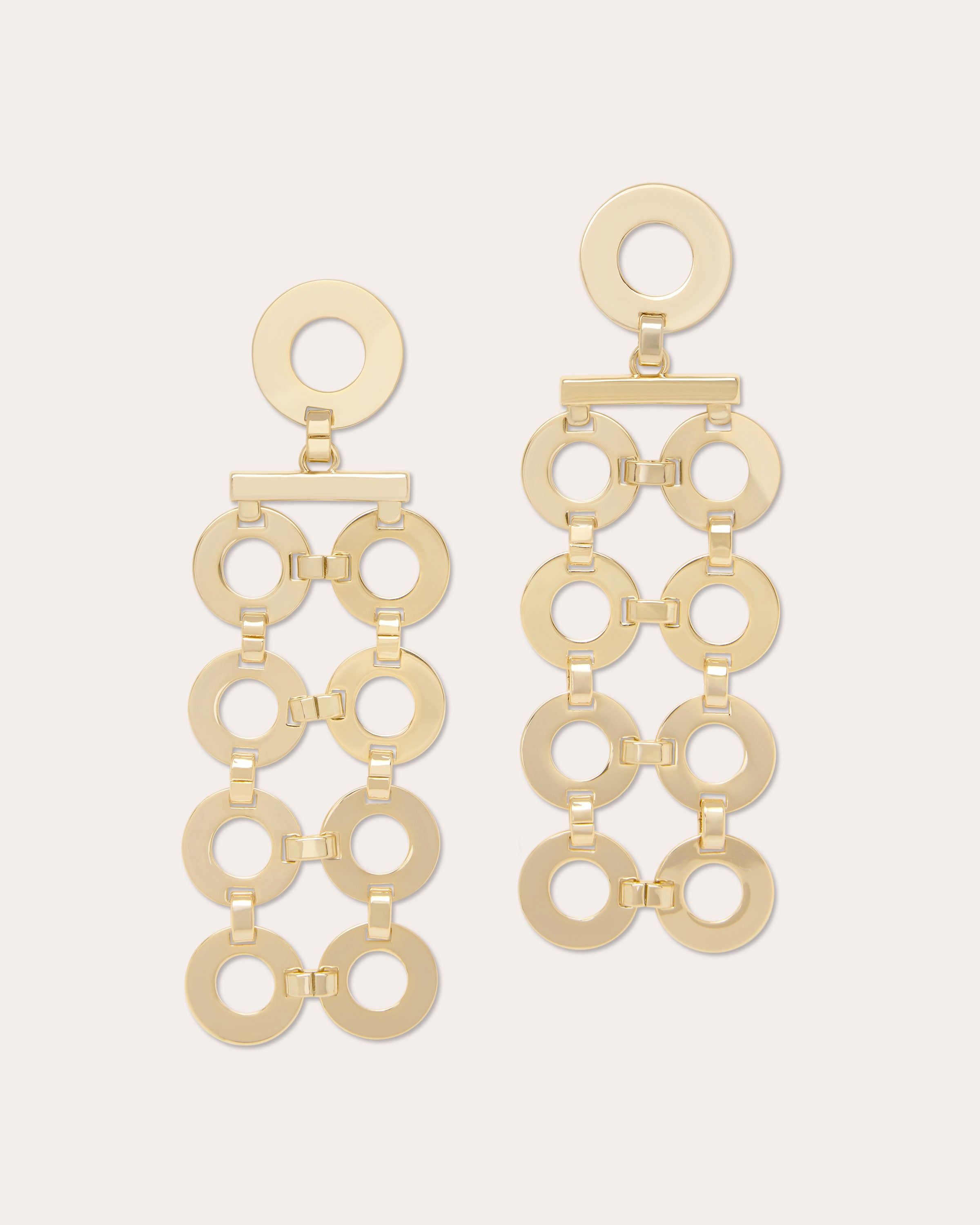 Helen Link Statement Earrings in gold | Ramy Brook