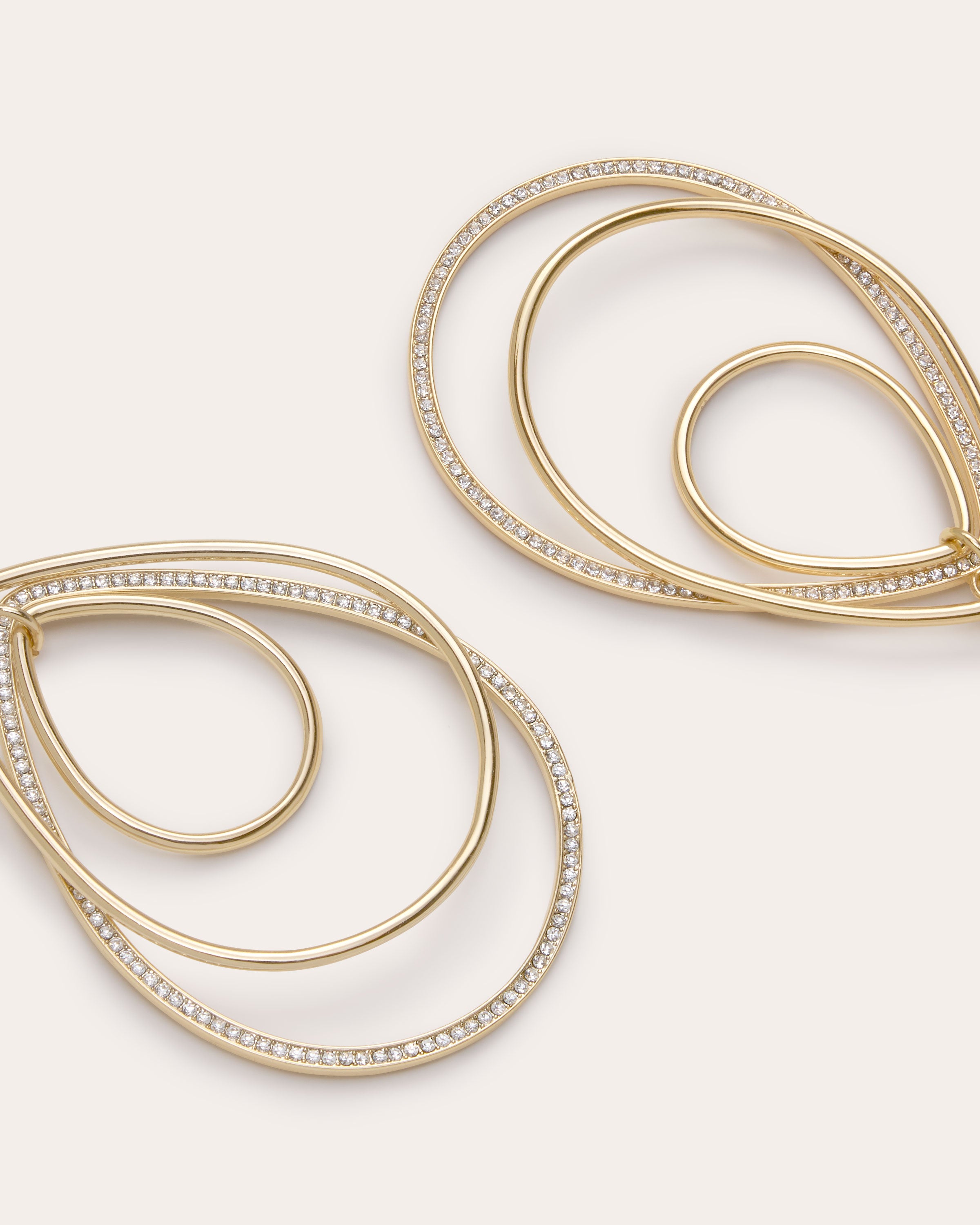 Rena Sparkle Layered Earrings in gold | Ramy Brook