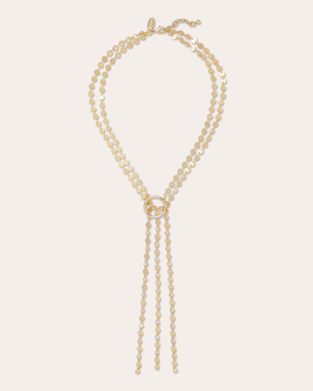Mila Sparkle Lariat Necklace view 1