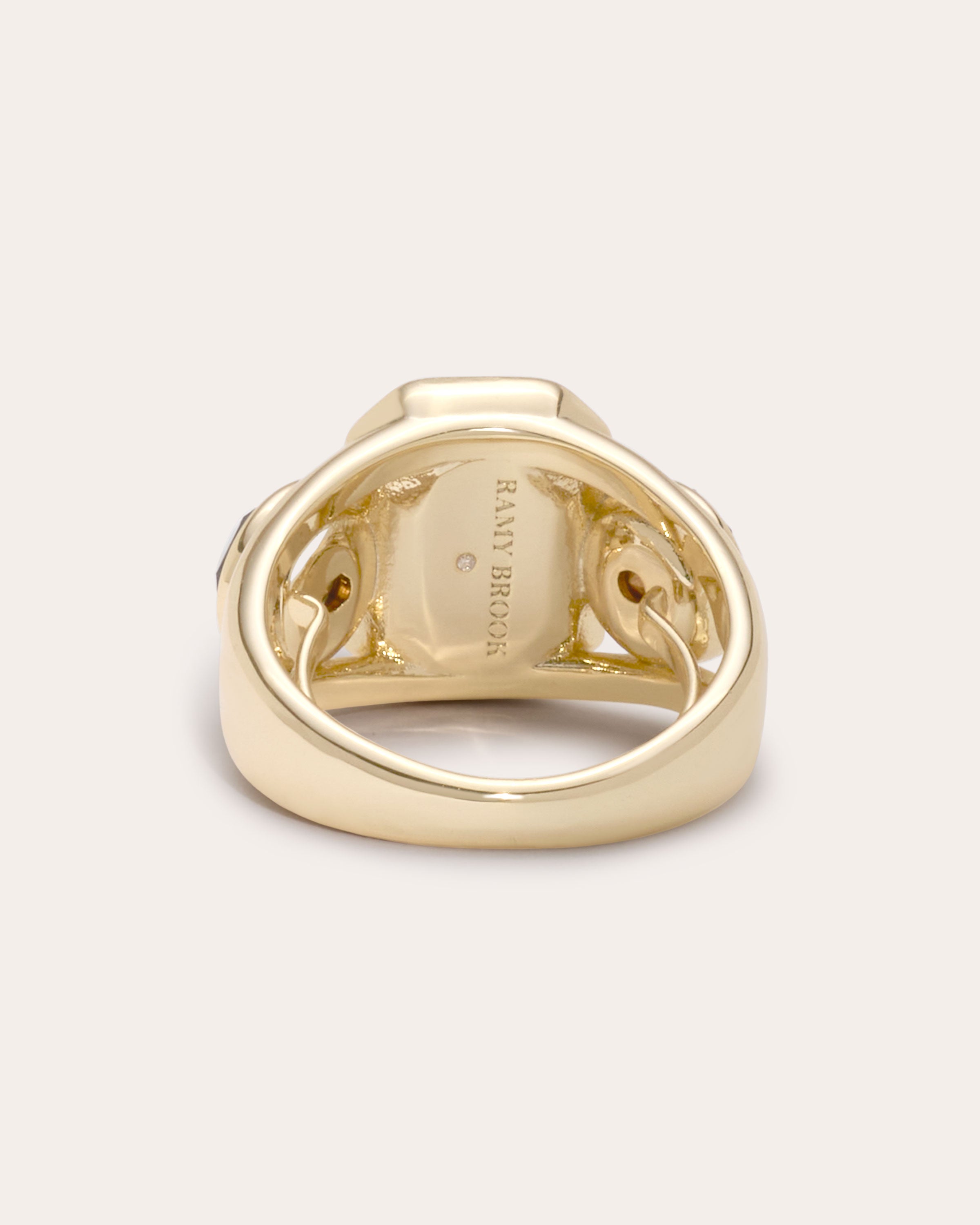 Alanna Stone Cocktail Ring in gold | Ramy Brook