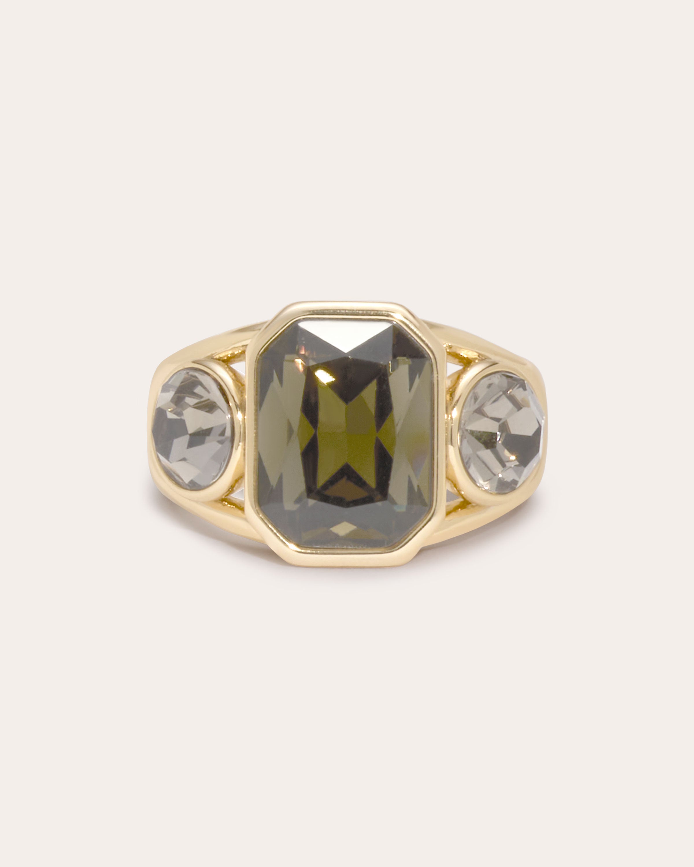 Alanna Stone Cocktail Ring in gold | Ramy Brook