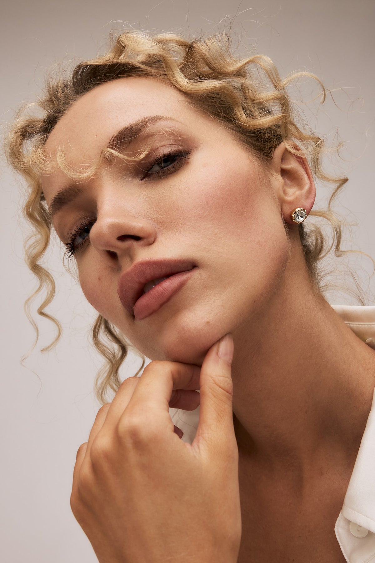 Bella Crystal Studs view 1