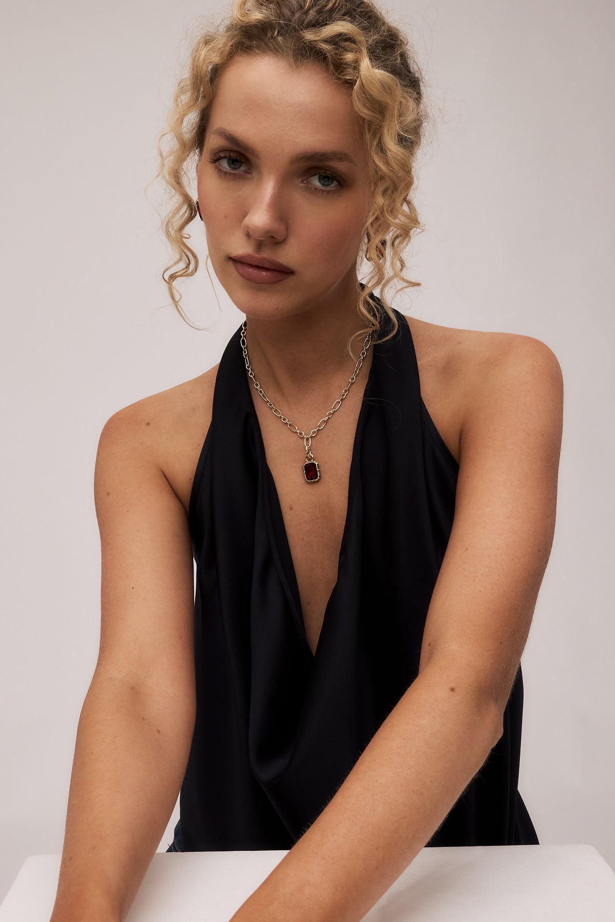 Ciera Birthstone Necklace view 1