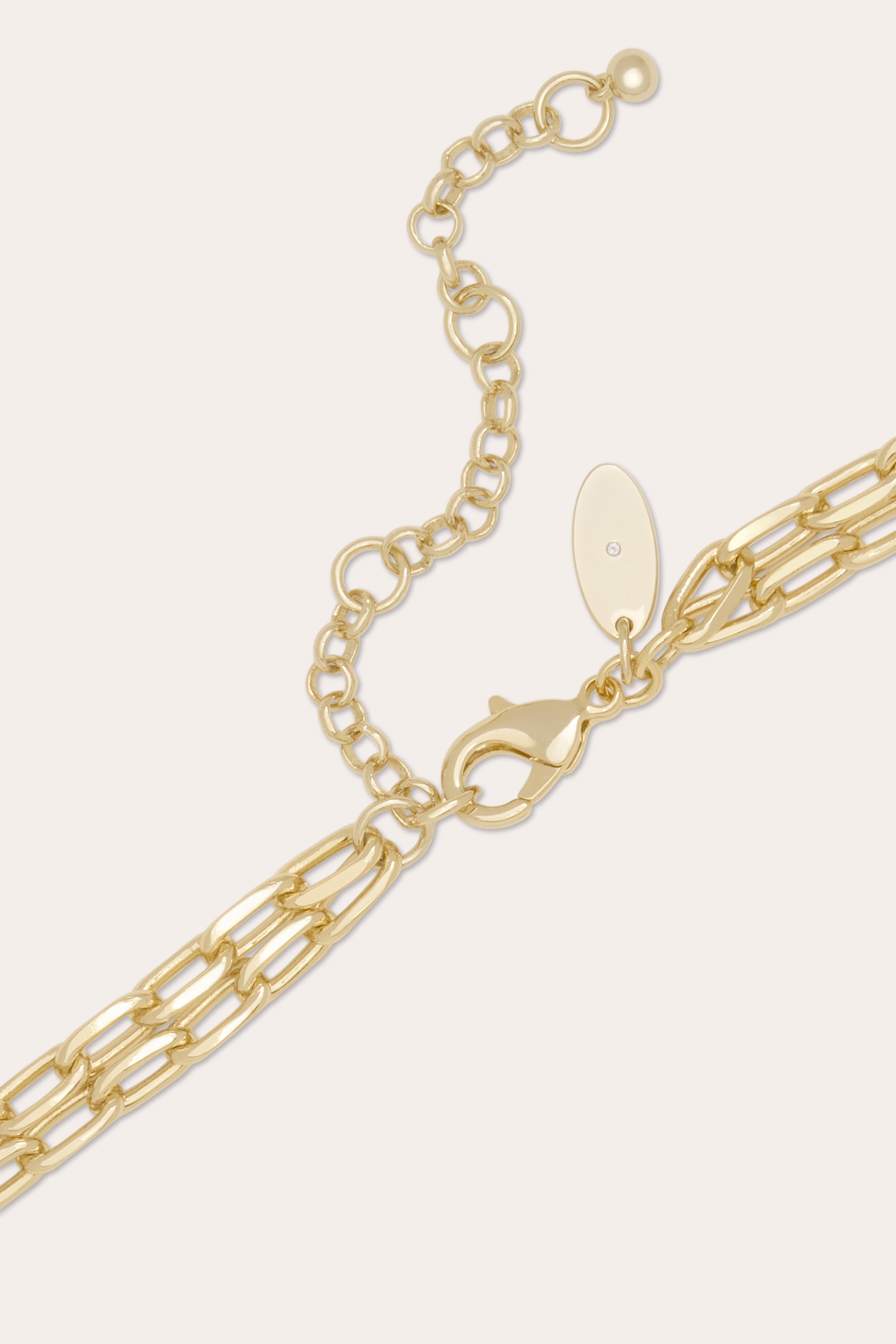 Azurra Lariat Necklace in gold | Ramy Brook
