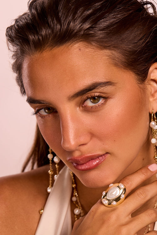 Elissa Pearl Statement Ring view 2