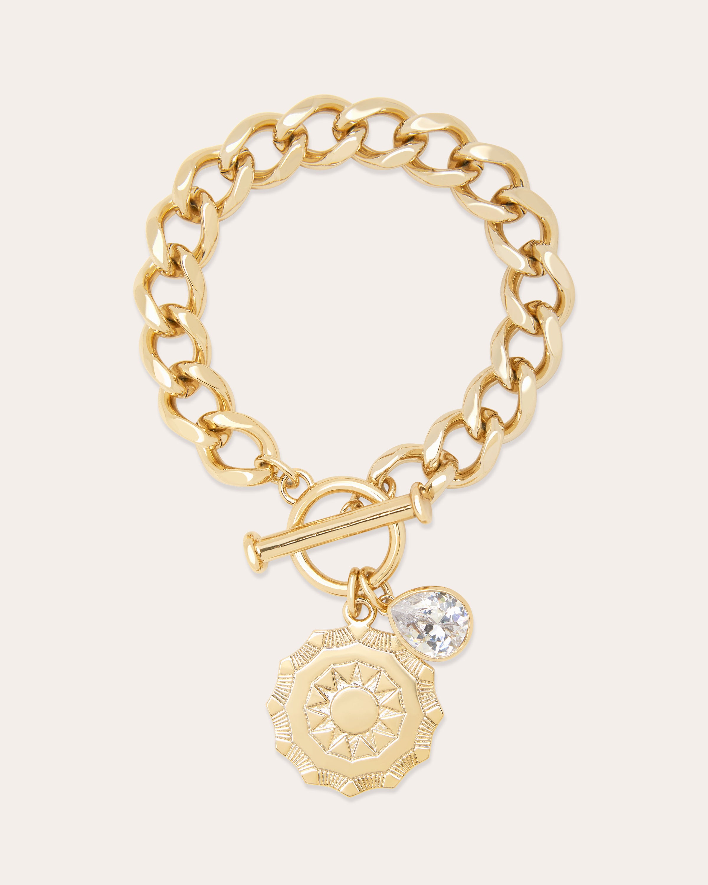 Julieta Charm Bracelet in gold | Ramy Brook