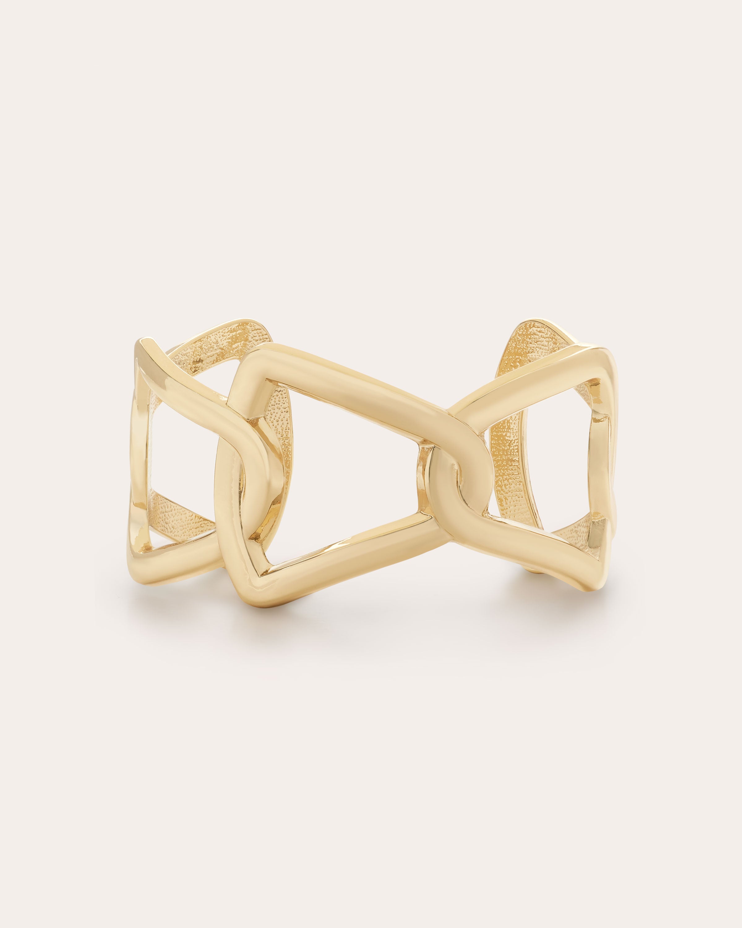 Analisse Link Cuff Bracelet in gold | Ramy Brook