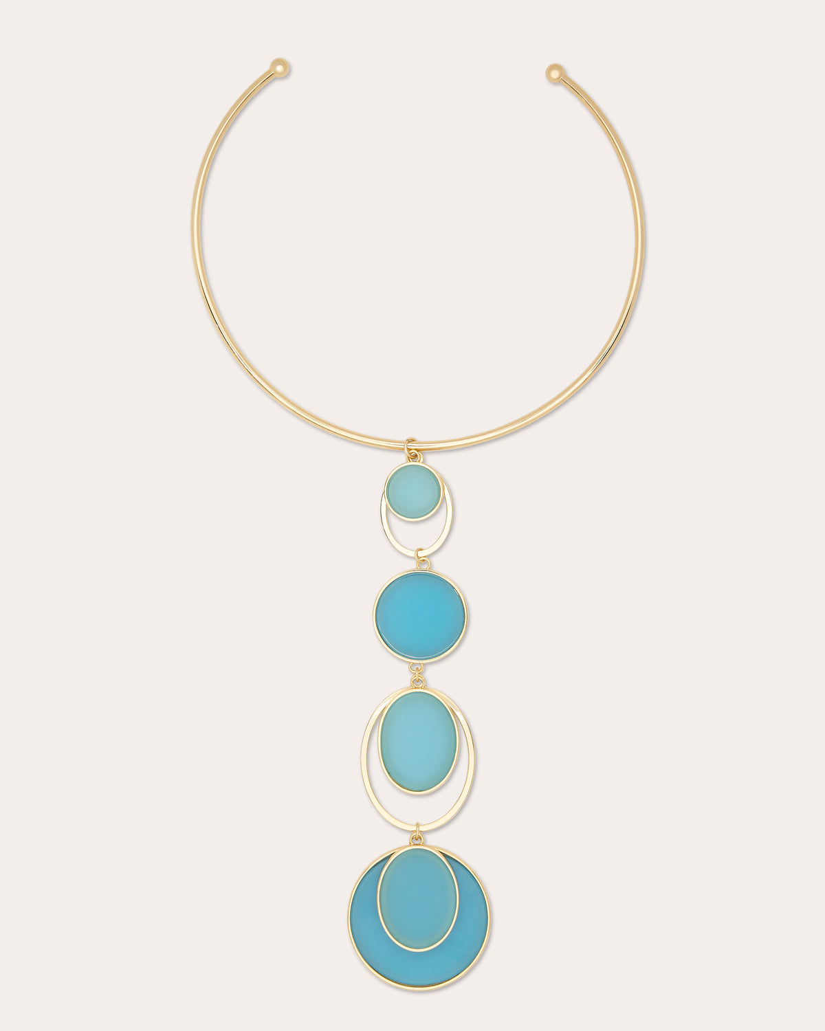 Adriana Layered Circular Necklace view 1