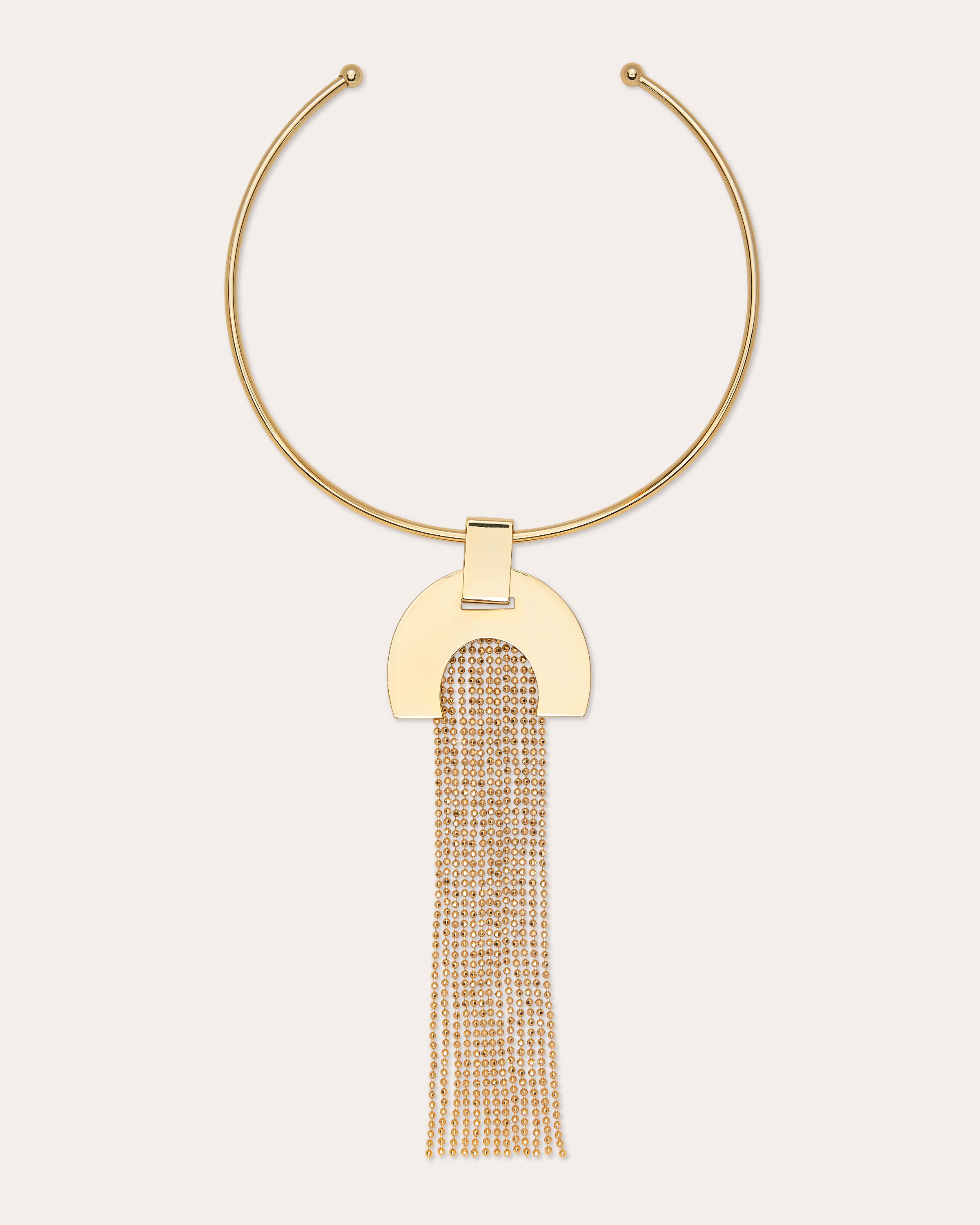 Eliana Waterfall Necklace in gold | Ramy Brook