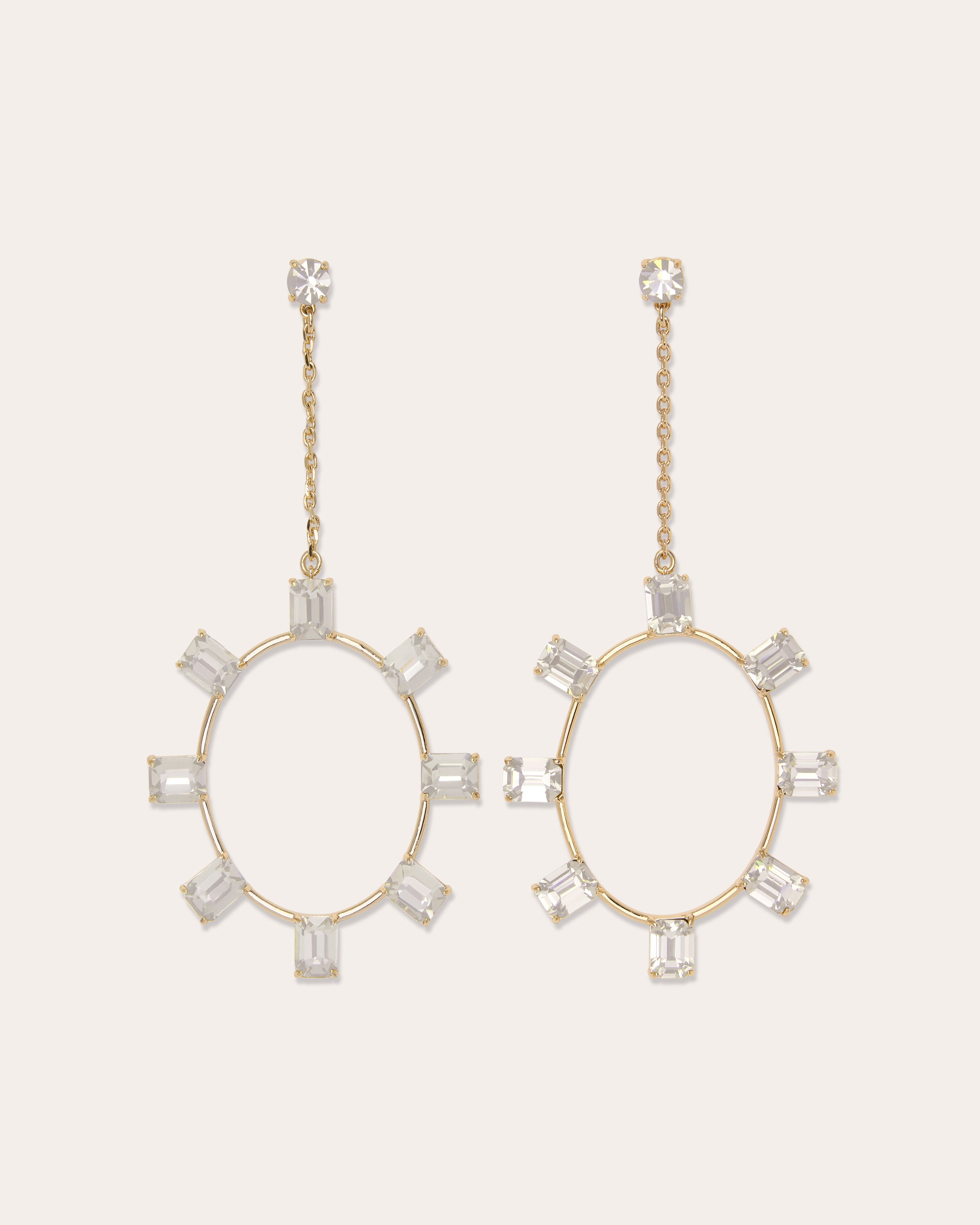 Alanna Stone Drop Earrings in gold topaz | Ramy Brook
