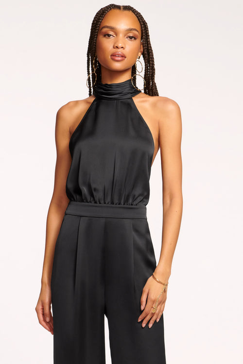 Tatiana Wide Leg Halter Jumpsuit view 2