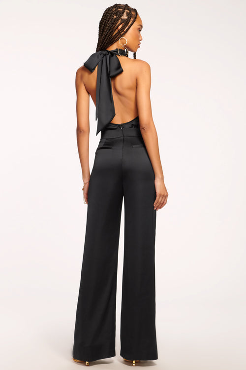 Tatiana Wide Leg Halter Jumpsuit view 4