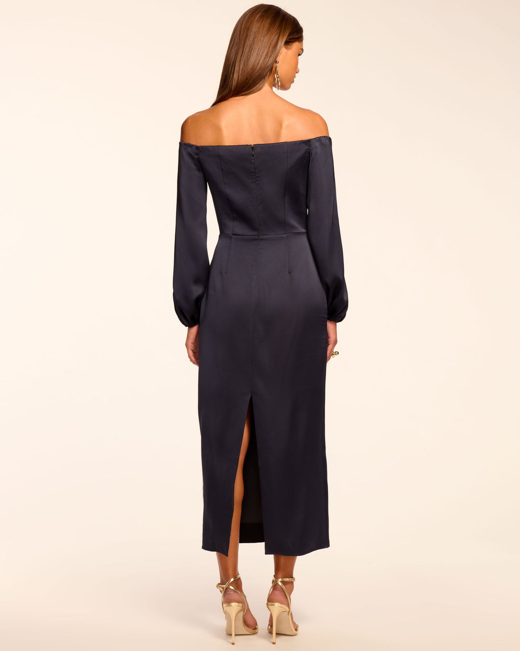 midi ruffle dress wedding guest Ever-Pretty Empire Waist Flutter Sleeve Midi Dress for Summer Formal Wedding Guest Dress