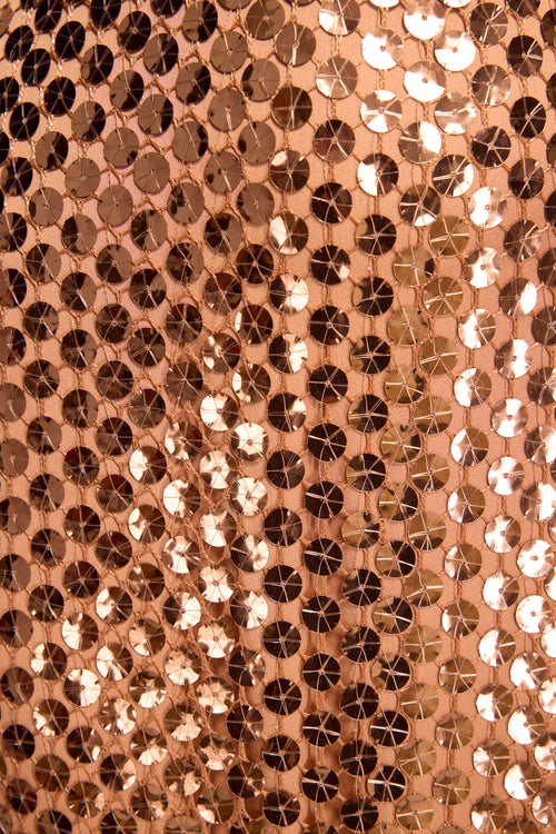 Angel Sequin Strapless Gown view 5