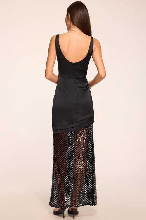 Blossom Sequin Combo Gown view 5