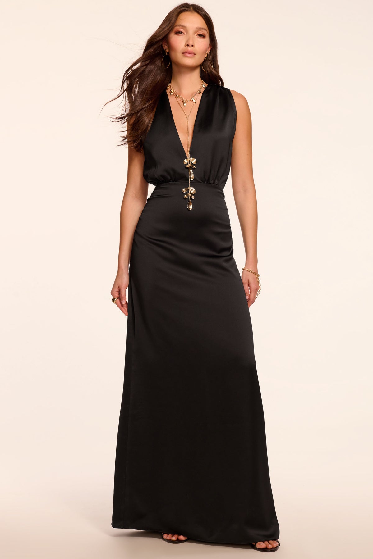 Martin Plunging Sleeveless Gown view 1
