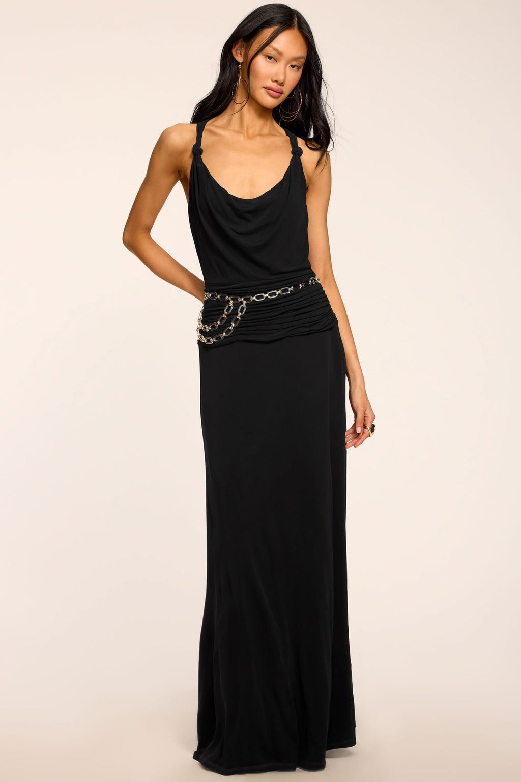 Ramy Brook Women's Mariah Racerback Gown - Black - Size 0 Ramy Brook Women's Mariah Racerback Gown - Black - Size 0