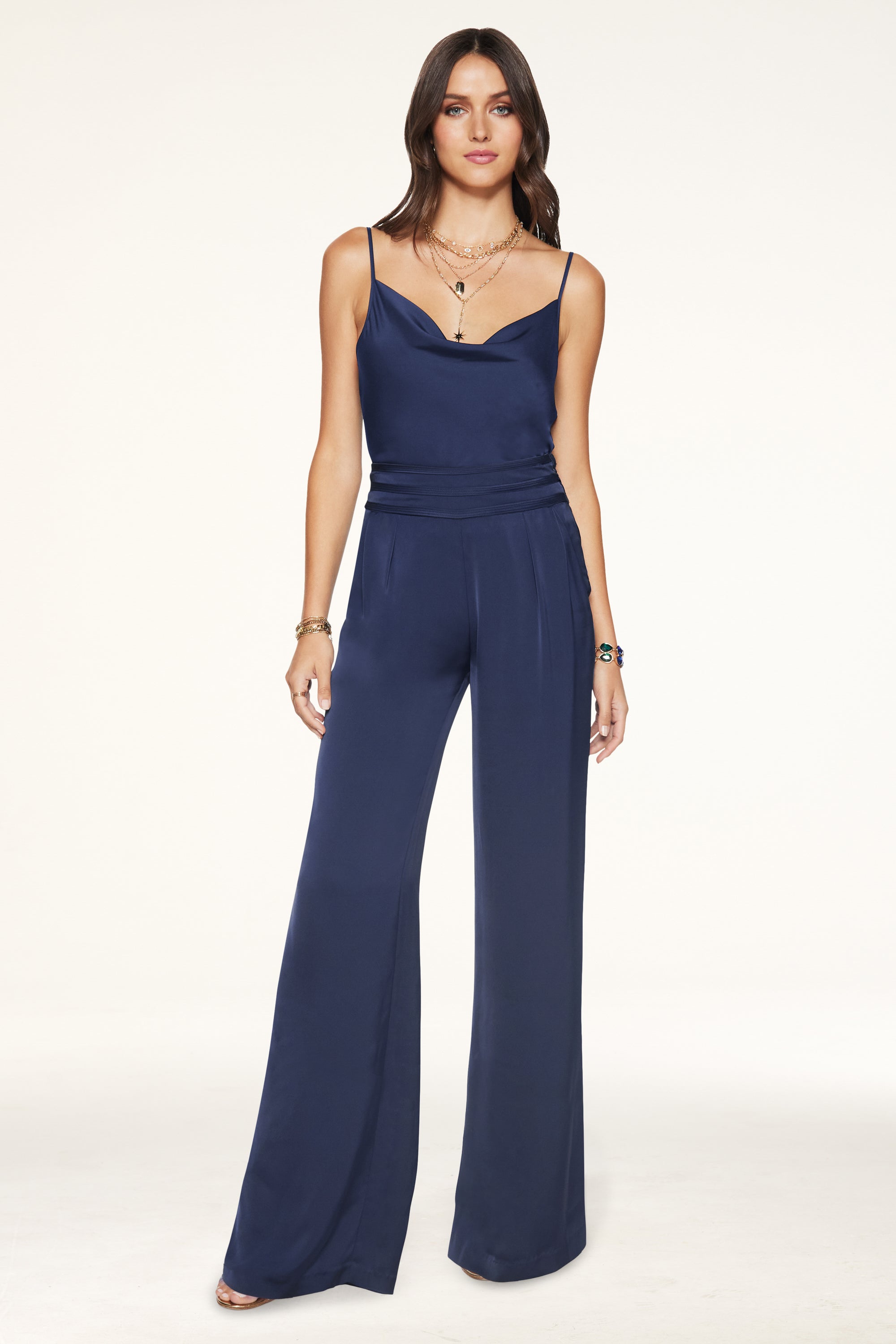 Joss Wide Leg Pant in navy | Ramy Brook