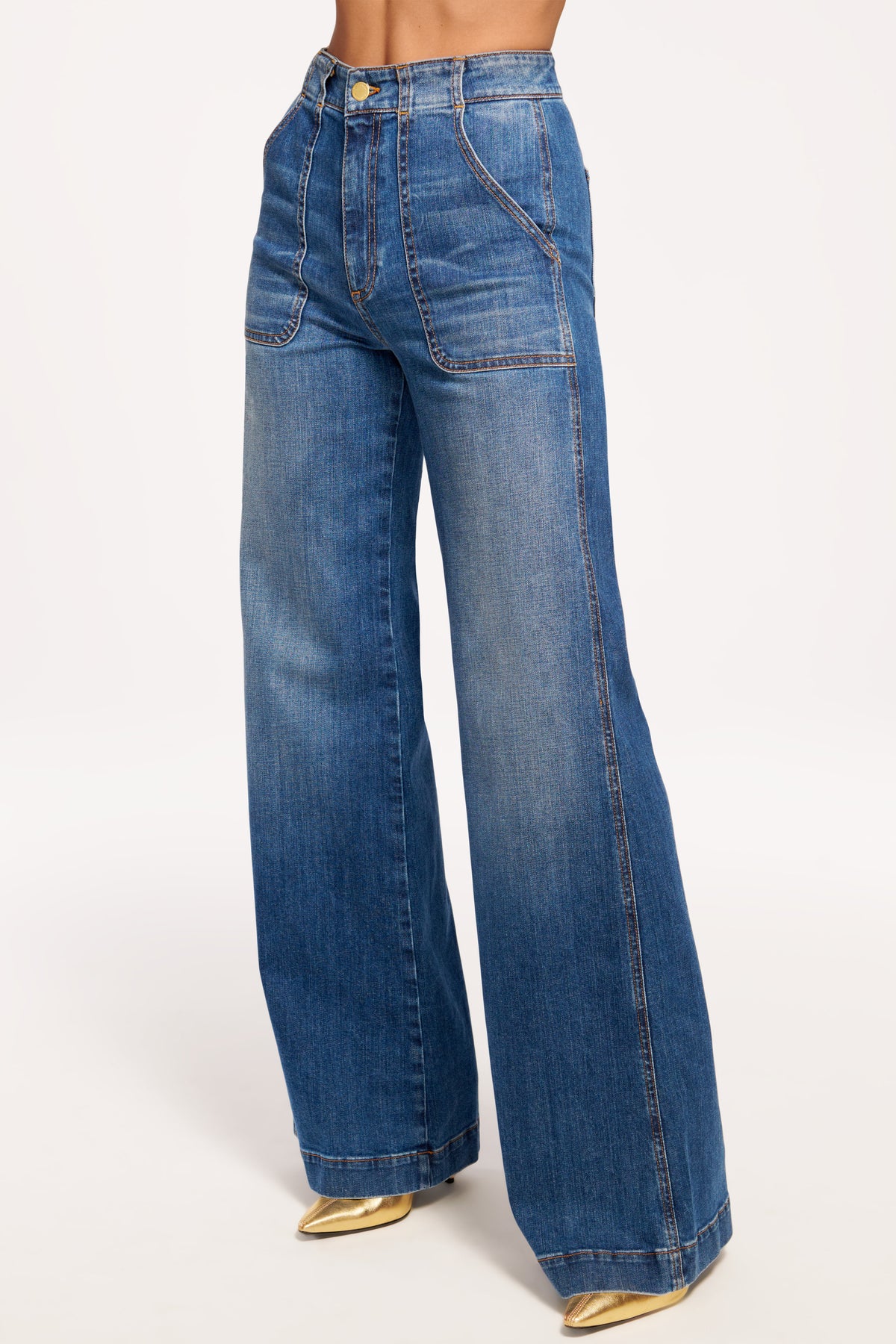 Theodora High-Rise Wide Leg Jean view 1