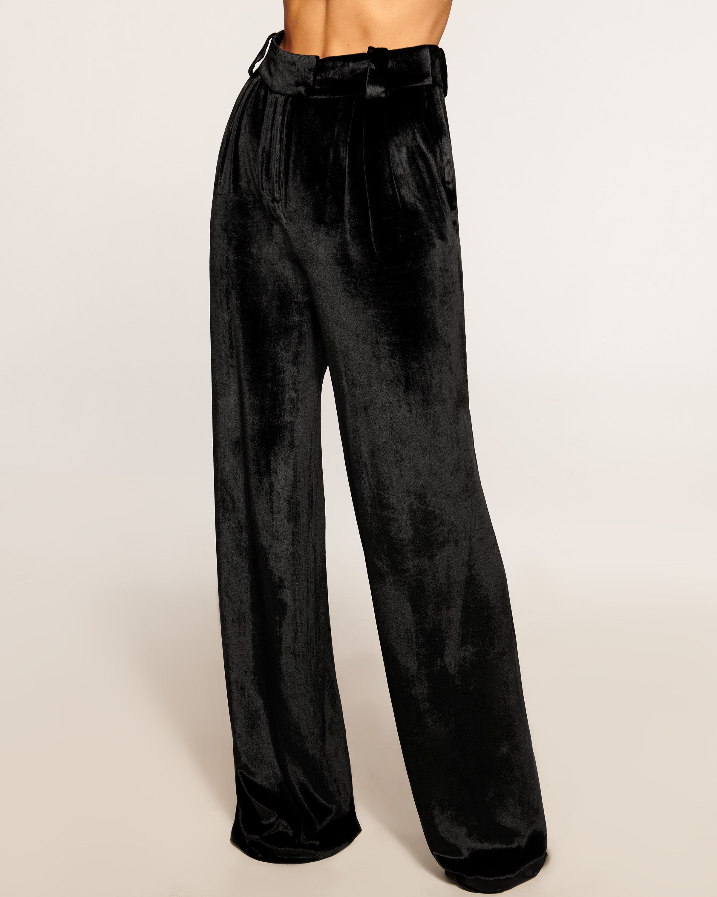 Velvet Flare High Waist Long Pants | Velvet flares, Tops for leggings, Pants  for women