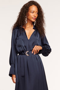 cecilia bodycon midi dress blue Belted in navy Concealed back zipper Materials Shoe Size:11 US Its My Birthday Sequin 1499_dresses