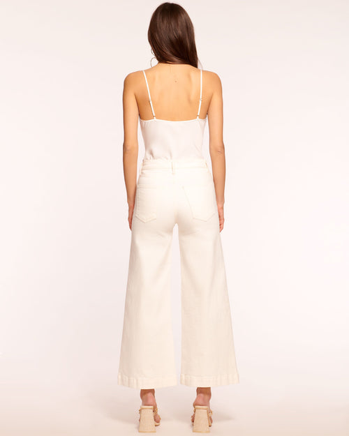 Tyra 5-Pocket Cropped Wide Leg Jean view 4