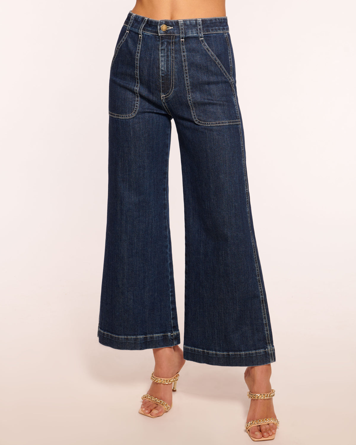 Theodora Cropped Wide Leg Jean view 1