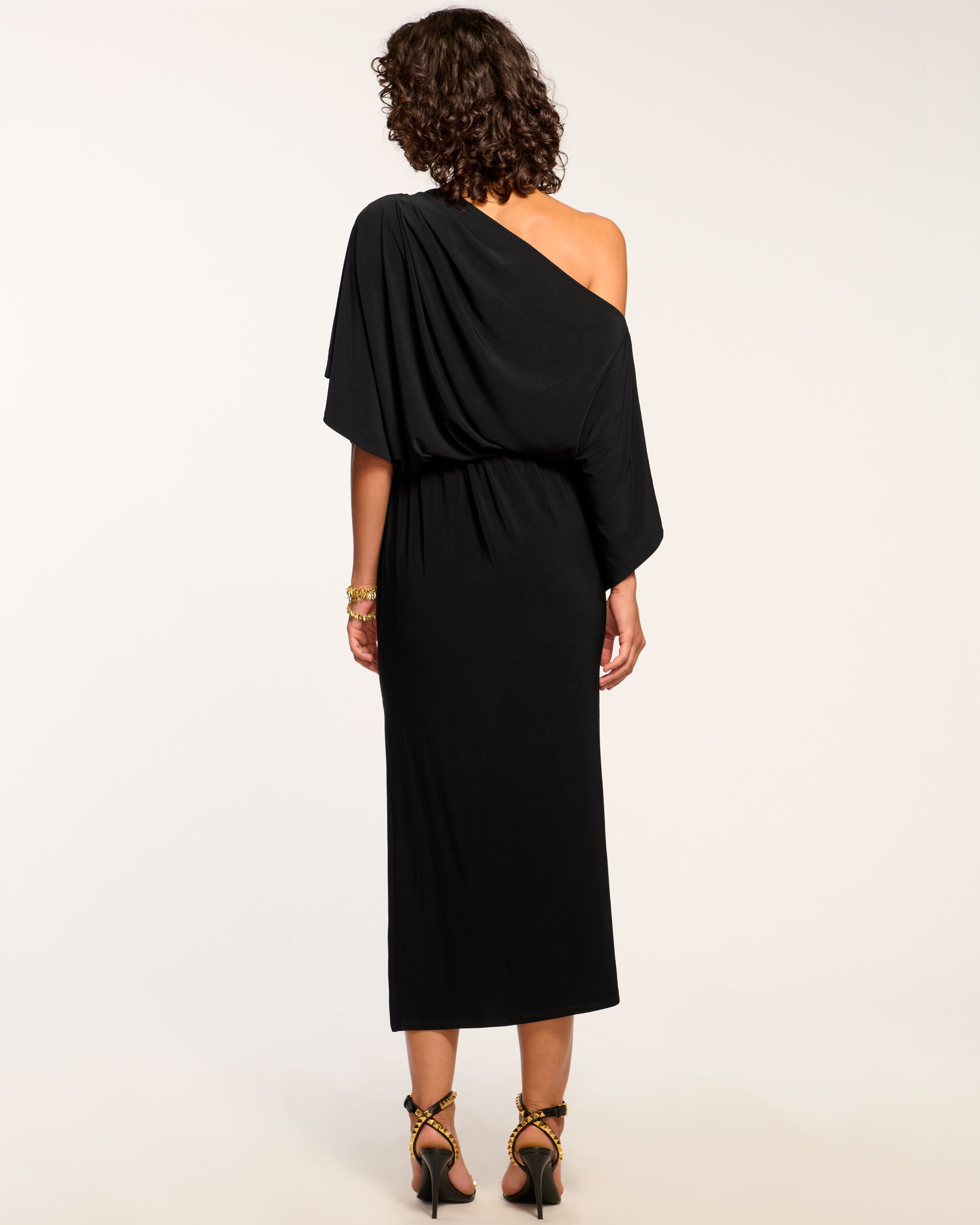 Carlina Off-The-Shoulder Jersey Midi Dress | Ramy Brook
