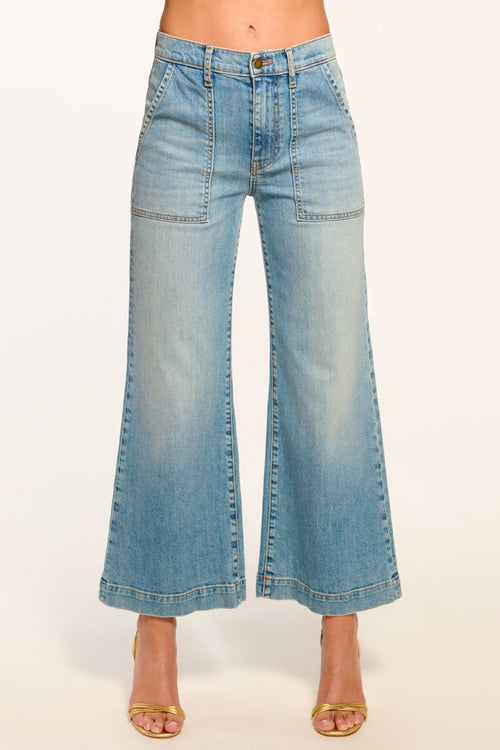 Clifford Cropped Wide Leg Jean view 1
