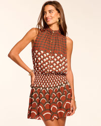 Mindie Sleeveless Smocked Mini Dress