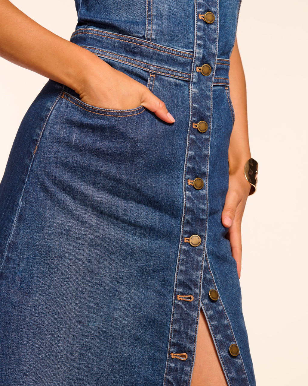 pilcro aline sleeveless denim maxi dress Entertain Me Sleeveless A-Line Maxi Dress Denim Blue
