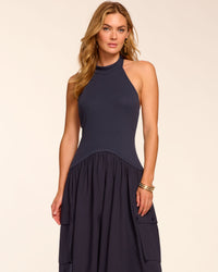Ramy Brook Women's Simonne Maxi Halter Dress - Blue