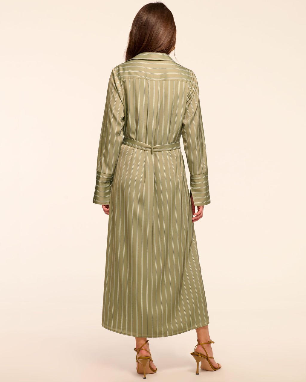 Miriam Button Down Shirt Midi Dress in green seaside | Ramy Brook Miriam Button Down Shirt Midi Dress in green seaside | Ramy Brook