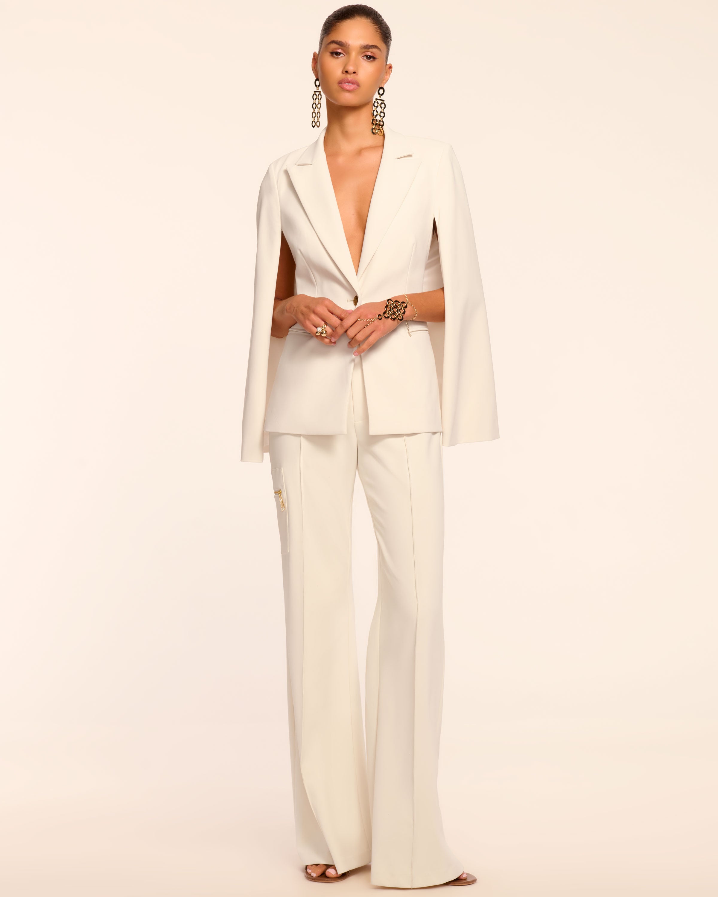 Emory Wide Leg Pant in winter white | Ramy Brook