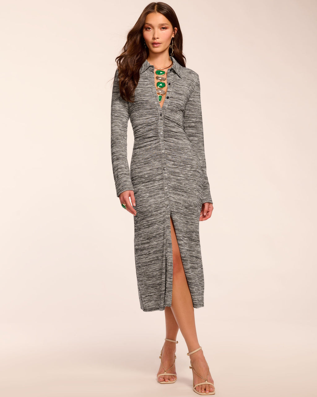 Ramy Brook Rachelle Midi Dress - Black/White - XXS Ramy Brook Rachelle Midi Dress - Black/White - XXS