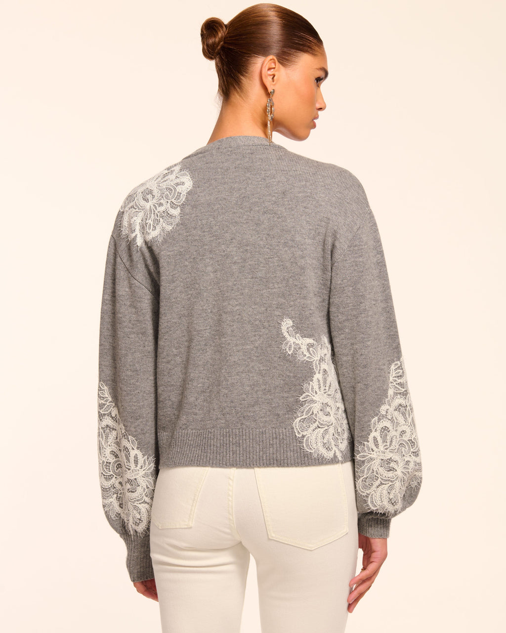 Cardigan Tracy Reese En Laine Mérino 100% - Gris, Taille S - Occasion Très Bon état