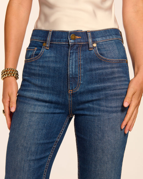 Claudia 5-Pocket High-Rise Straight Leg Jean view 3