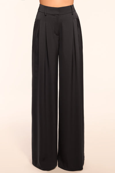Oscar Pleated Wide Leg Pant | Ramy Brook