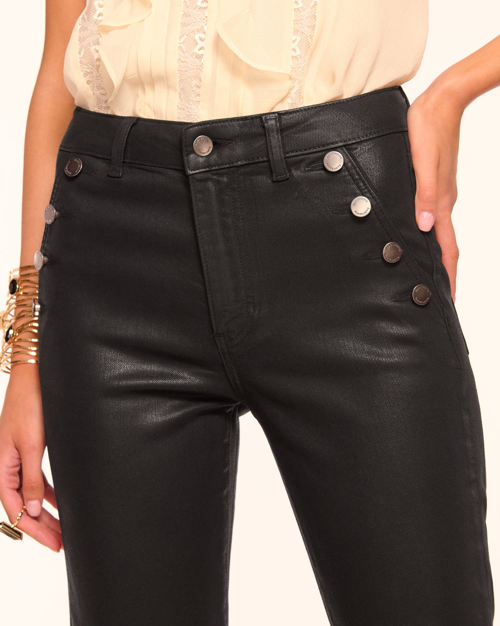 Jean Skinny FRAME Le High - Noir - Taille 24 - Coupe Haute