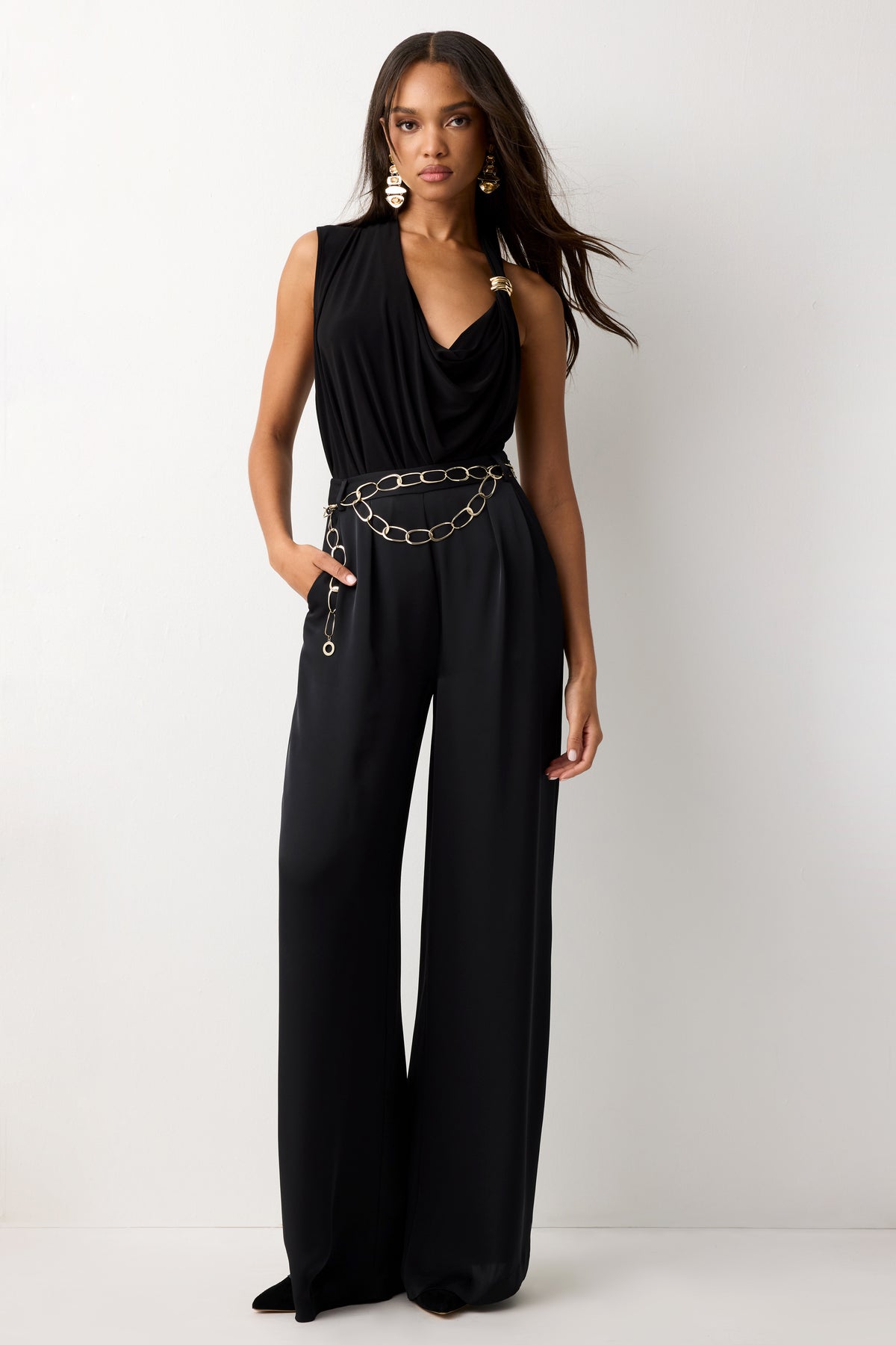 Claudete Pleated Wide Leg Pant view 1