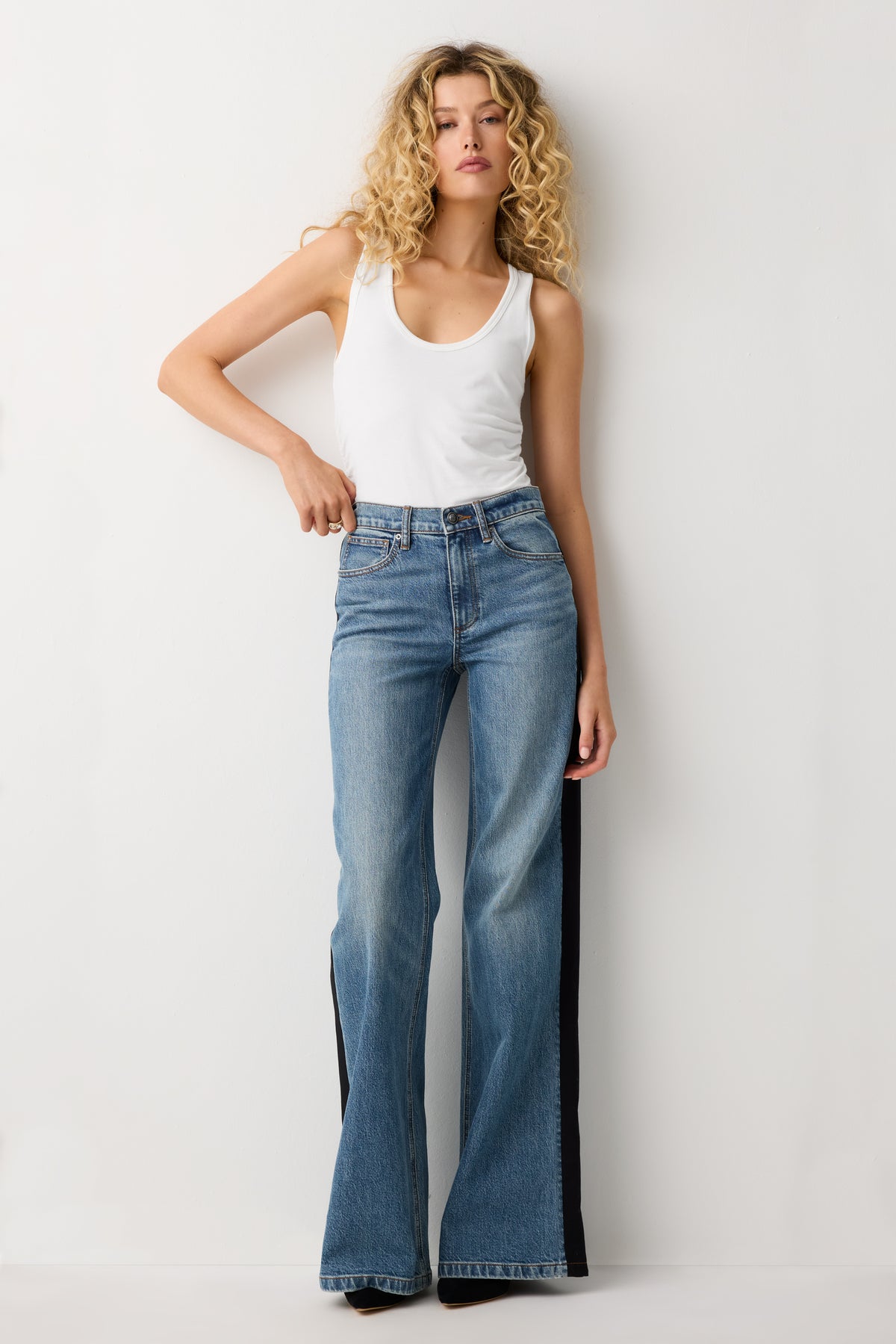Lia Combo Wide Leg Jean view 1