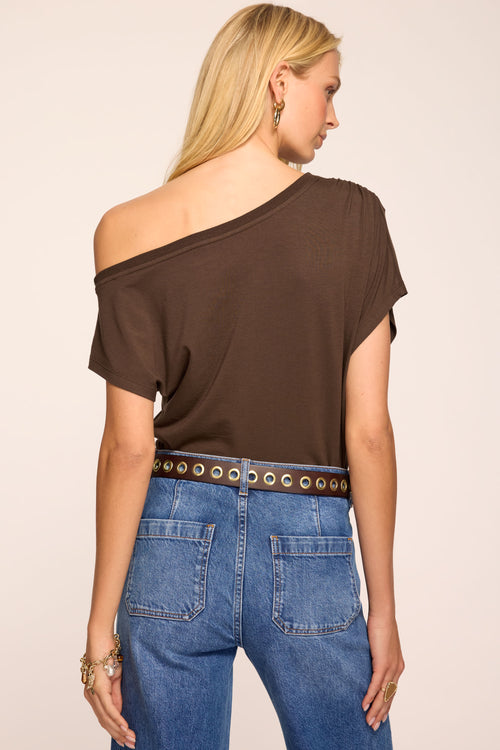 Stella Knit Off-The-Shoulder Tee view 3