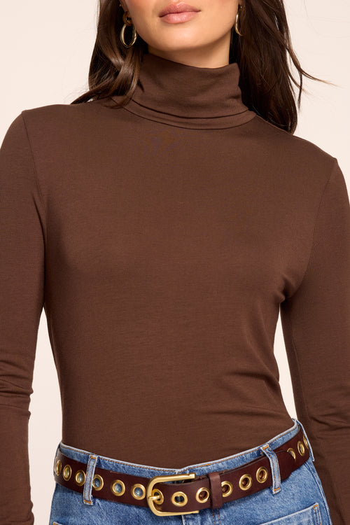 Thea Knit Turtleneck Top view 2