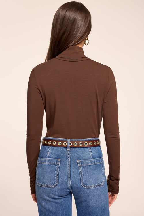 Thea Knit Turtleneck Top view 3