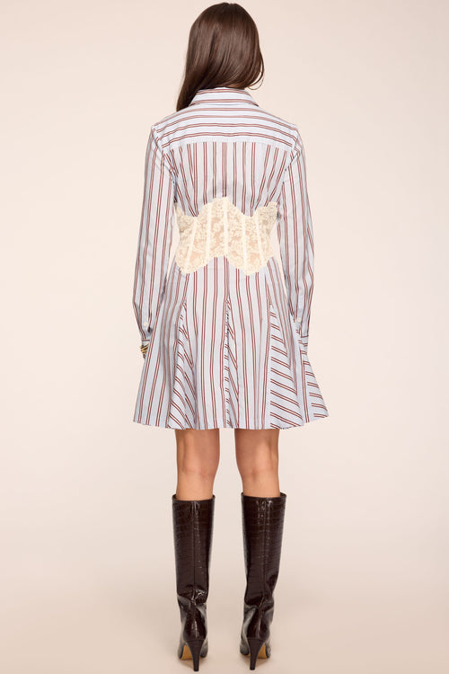 Wren Embellished Button Down Mini Dress view 4
